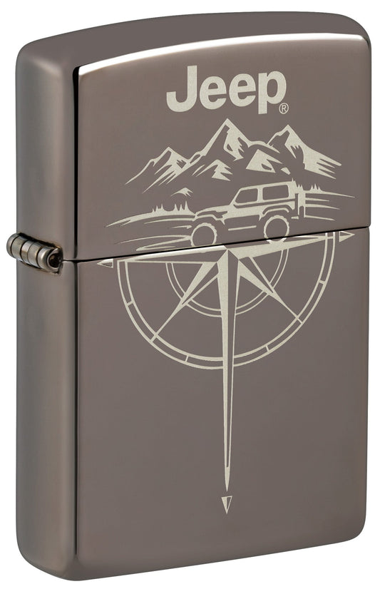 Zippo Jeep® Wilderness Design Black Ice Windproof Lighter