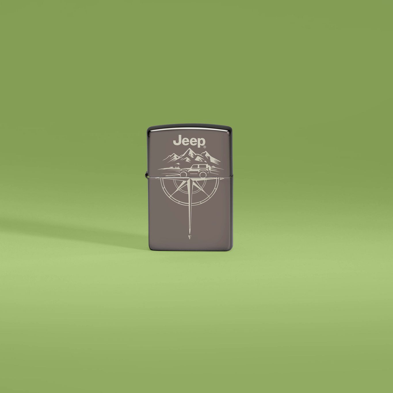 Zippo Jeep® Wilderness Design Black Ice Windproof Lighter