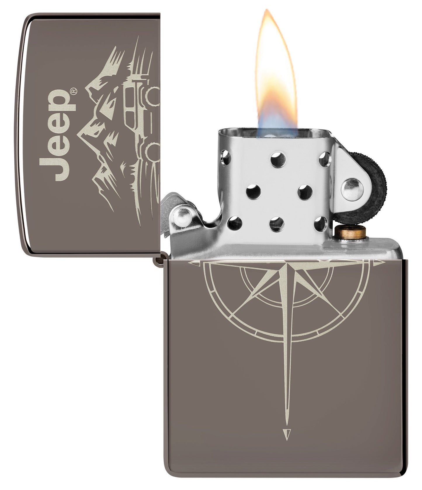 Zippo Jeep® Wilderness Design Black Ice Windproof Lighter