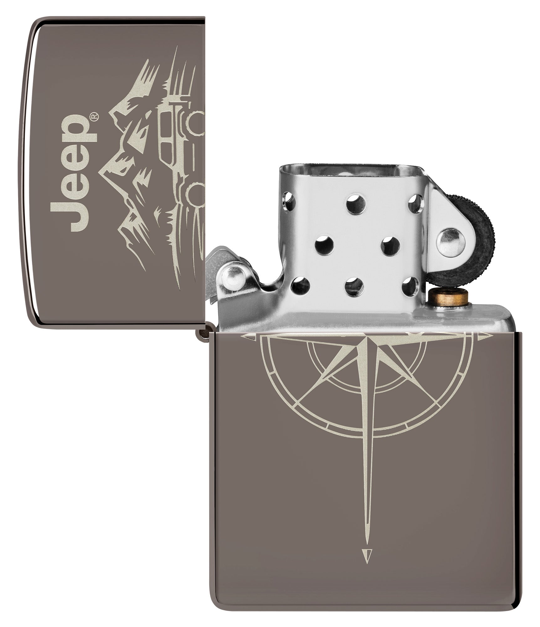 Zippo Jeep® Wilderness Design Black Ice Windproof Lighter