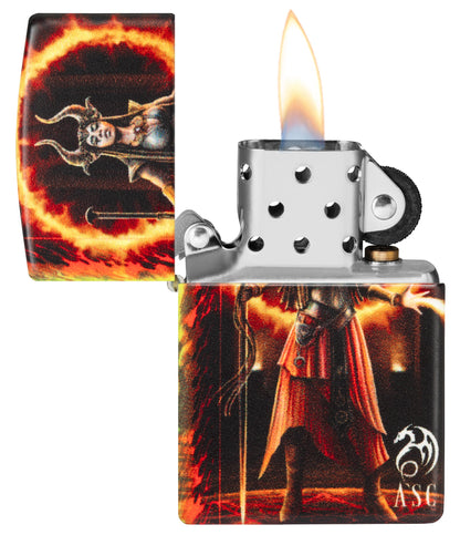 Zippo Anne Stokes Elements Collection 540 Matte Windproof Lighter