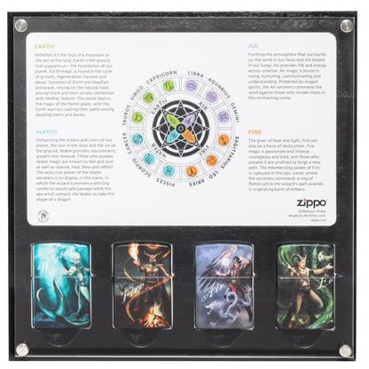 Zippo Anne Stokes Elements Collection 540 Matte Windproof Lighter