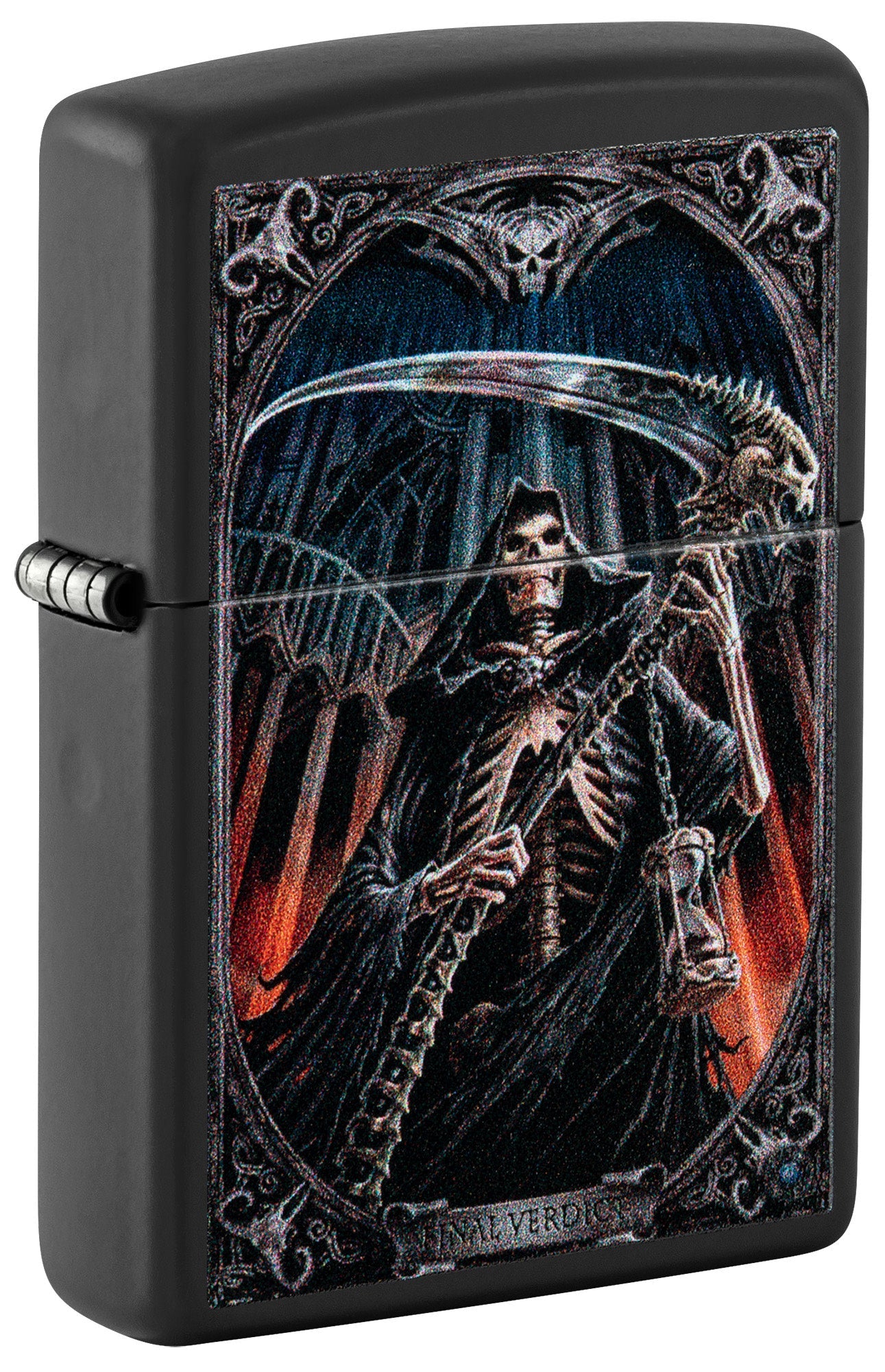 Zippo Anne Stokes Final Verdict Design Black Matte Windproof Lighter