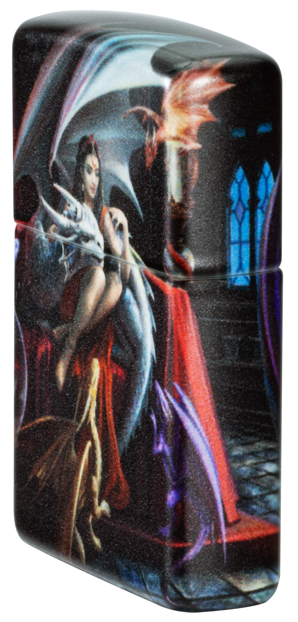 Zippo Anne Stokes Dragon Charm Design Black Matte Windproof Lighter