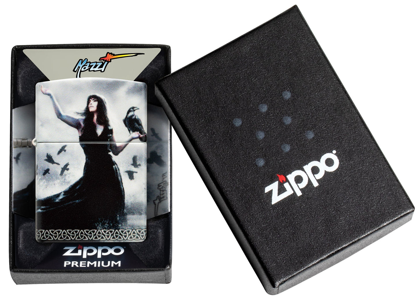 Zippo Mazzi® Raven Commander Design 540 Matte Windproof Lighter