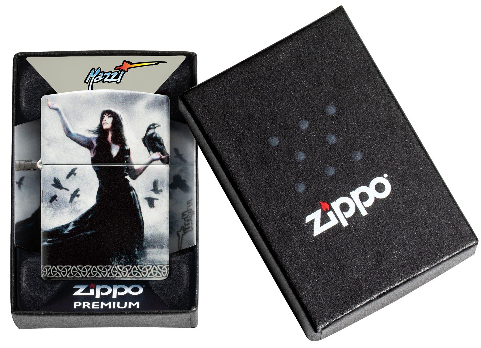Zippo Mazzi® Raven Commander Design 540 Matte Windproof Lighter
