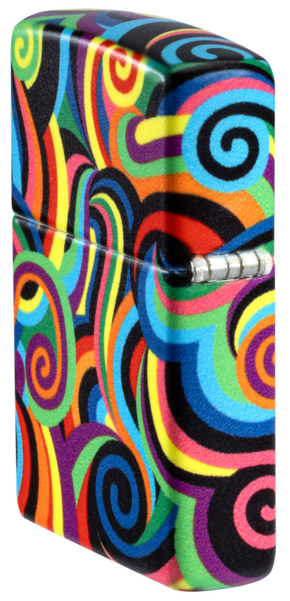 Zippo Rietveld Glowing Swirls Design Glow in the Dark Windproof Lighter