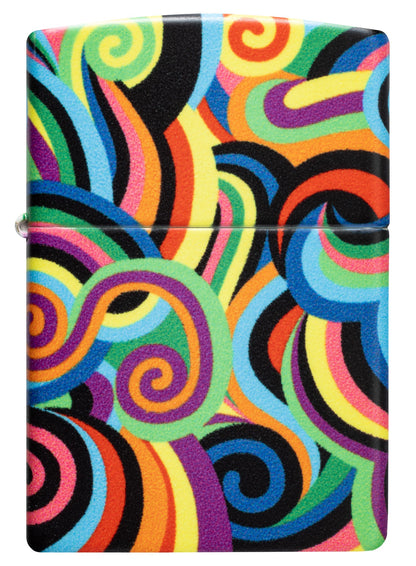 Zippo Rietveld Glowing Swirls Design Glow in the Dark Windproof Lighter