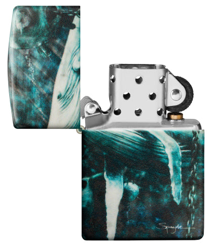 Zippo Spazuk About to Blow Design 540 Matte Windproof Lighter