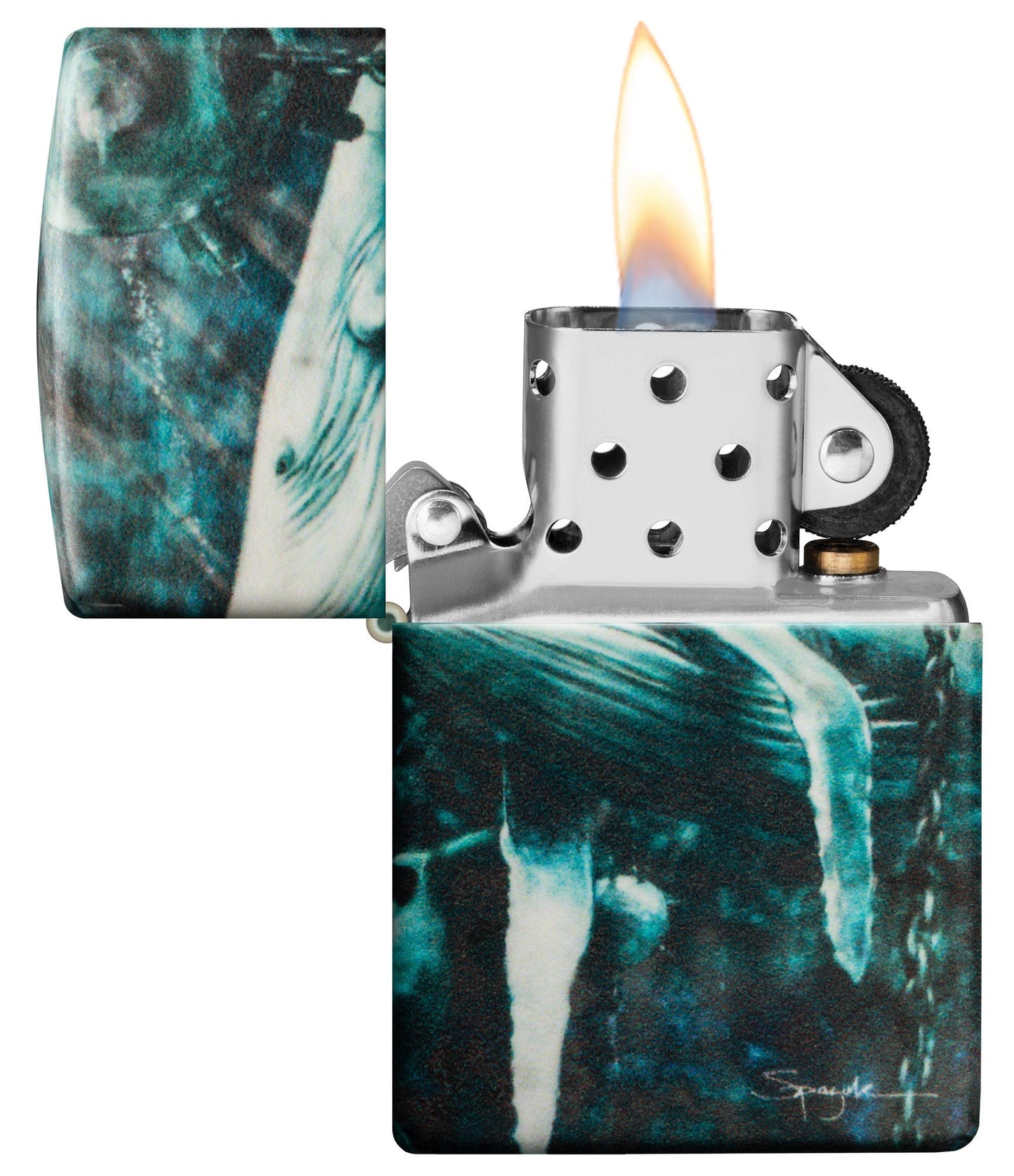 Zippo Spazuk About to Blow Design 540 Matte Windproof Lighter