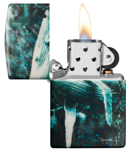 Zippo Spazuk About to Blow Design 540 Matte Windproof Lighter