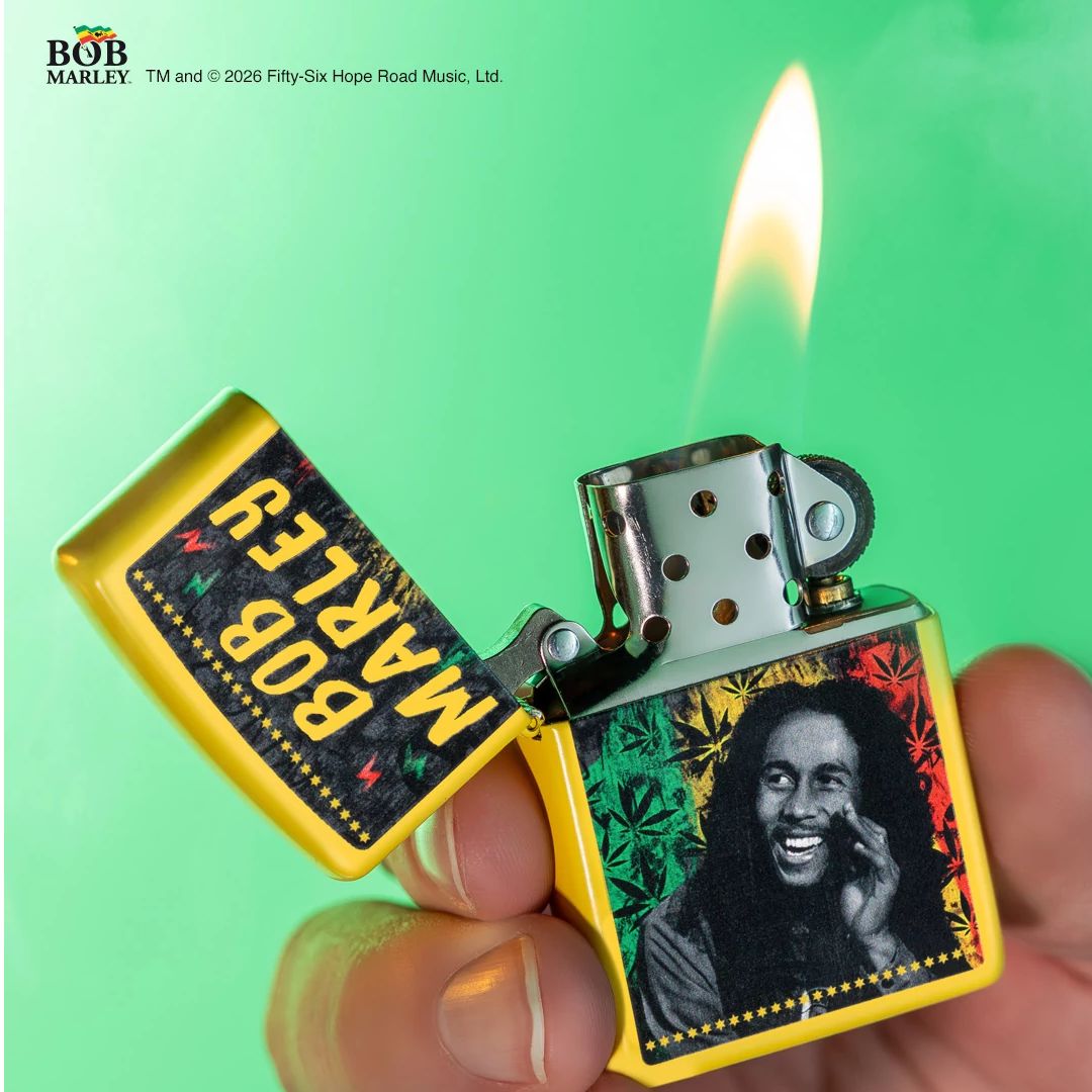 Zippo Bob Marley Sunshine Design Classic Sunflower Windproof Lighter