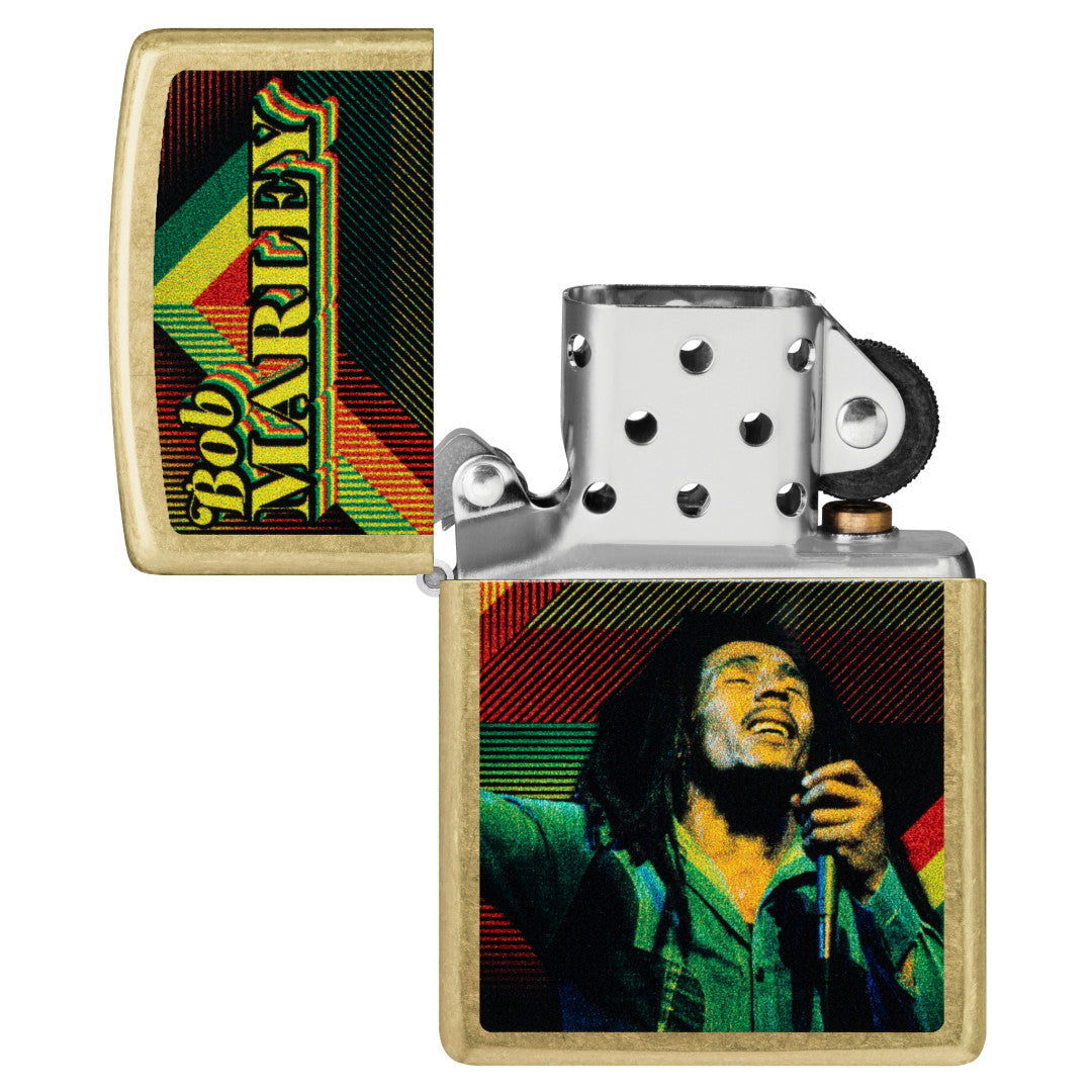 Zippo Bob Marley Soul Design Street Brass Windproof Lighter