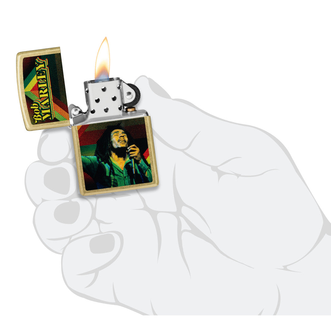 Zippo Bob Marley Soul Design Street Brass Windproof Lighter