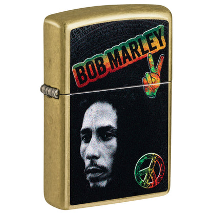 Zippo Bob Marley Peace Design Street Brass Windproof Lighter