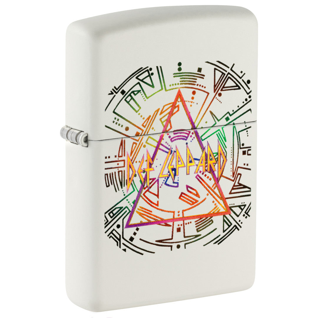 Zippo Def Leppard Glowing Hysteria Design Glow in the Dark Green Windproof Lighter