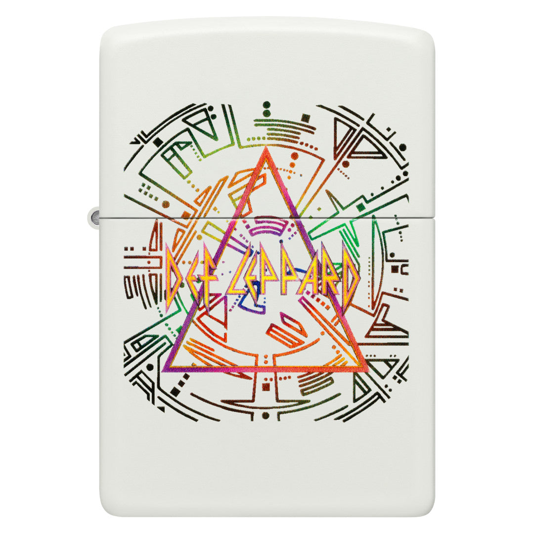 Zippo Def Leppard Glowing Hysteria Design Glow in the Dark Green Windproof Lighter