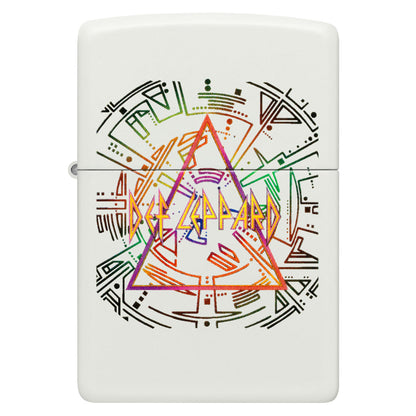 Zippo Def Leppard Glowing Hysteria Design Glow in the Dark Green Windproof Lighter
