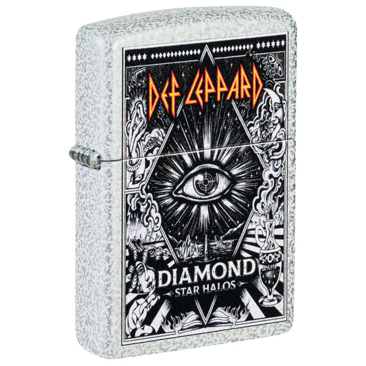Zippo Def Leppard Diamond Star Halos Design Glacier Windproof Lighter