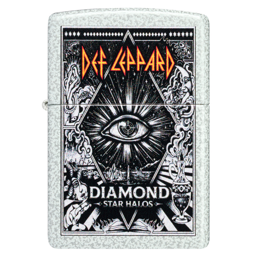 Zippo Def Leppard Diamond Star Halos Design Glacier Windproof Lighter