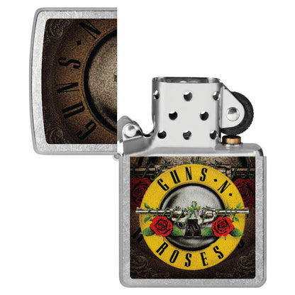 Zippo Guns N' Roses Logo Design Street Chrome Windproof Lighter