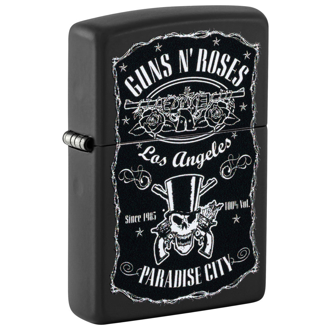 Zippo Guns N' Roses Paradise City Design Black Matte Windproof Lighter