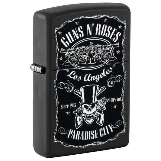 Zippo Guns N' Roses Paradise City Design Black Matte Windproof Lighter