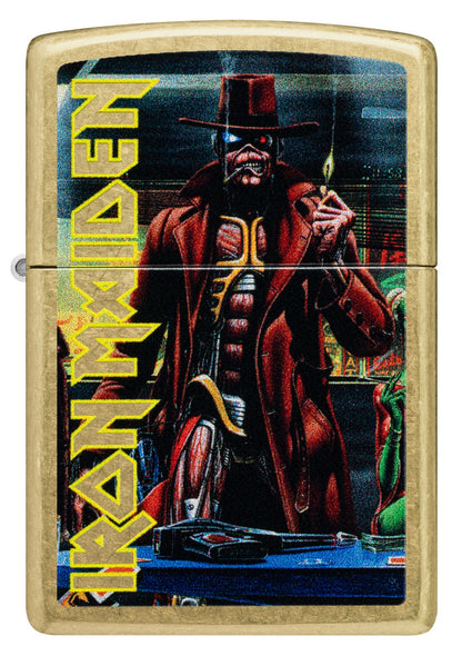 Zippo Iron Maiden Stranger Design Street Brass Windproof Lighter