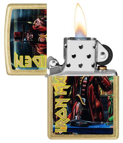 Zippo Iron Maiden Stranger Design Street Brass Windproof Lighter