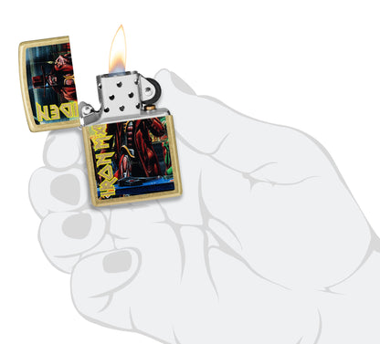 Zippo Iron Maiden Stranger Design Street Brass Windproof Lighter