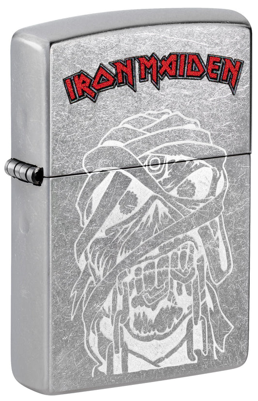 Zippo Iron Maiden Eddie Design Street Chrome Windproof Lighter