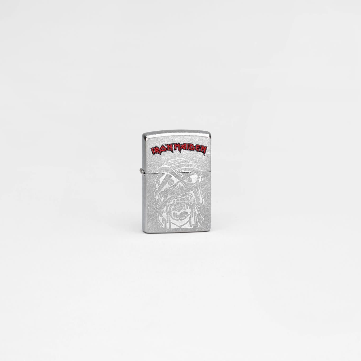 Zippo Iron Maiden Eddie Design Street Chrome Windproof Lighter