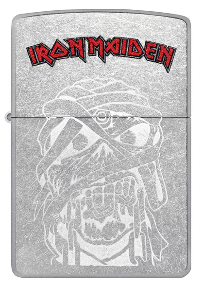 Zippo Iron Maiden Eddie Design Street Chrome Windproof Lighter