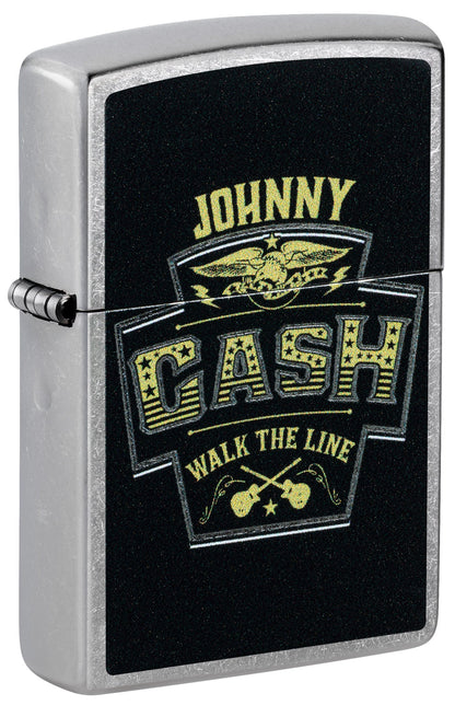 Zippo Johnny Cash Marquee Design Street Chrome Windproof Lighter