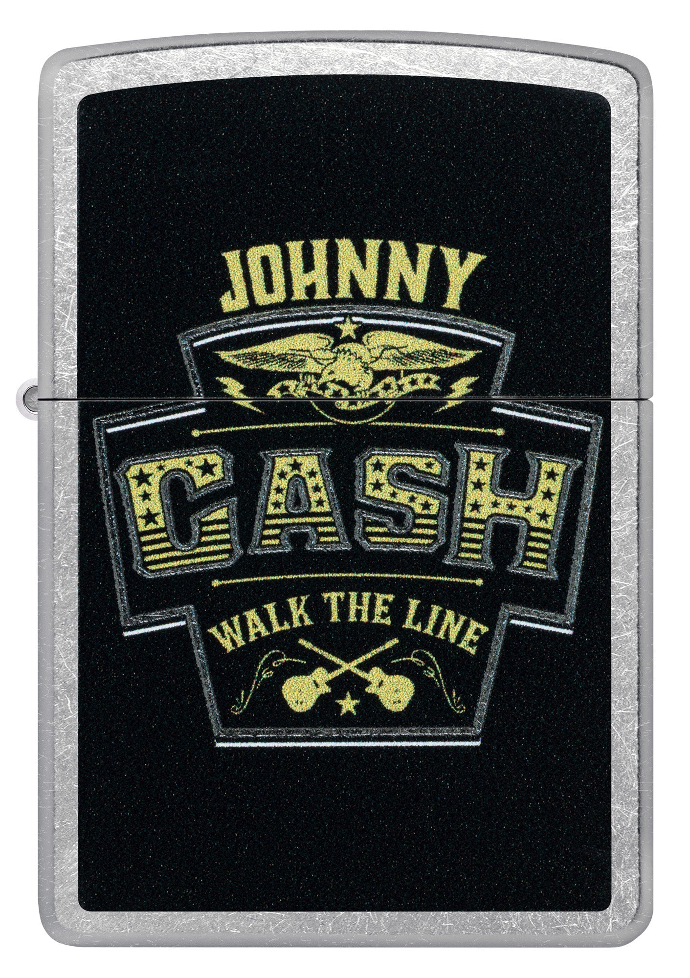 Zippo Johnny Cash Marquee Design Street Chrome Windproof Lighter