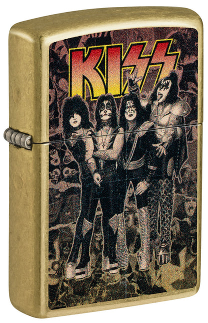 Zippo KISS® Album Art Design Street Brass Windproof Lighter