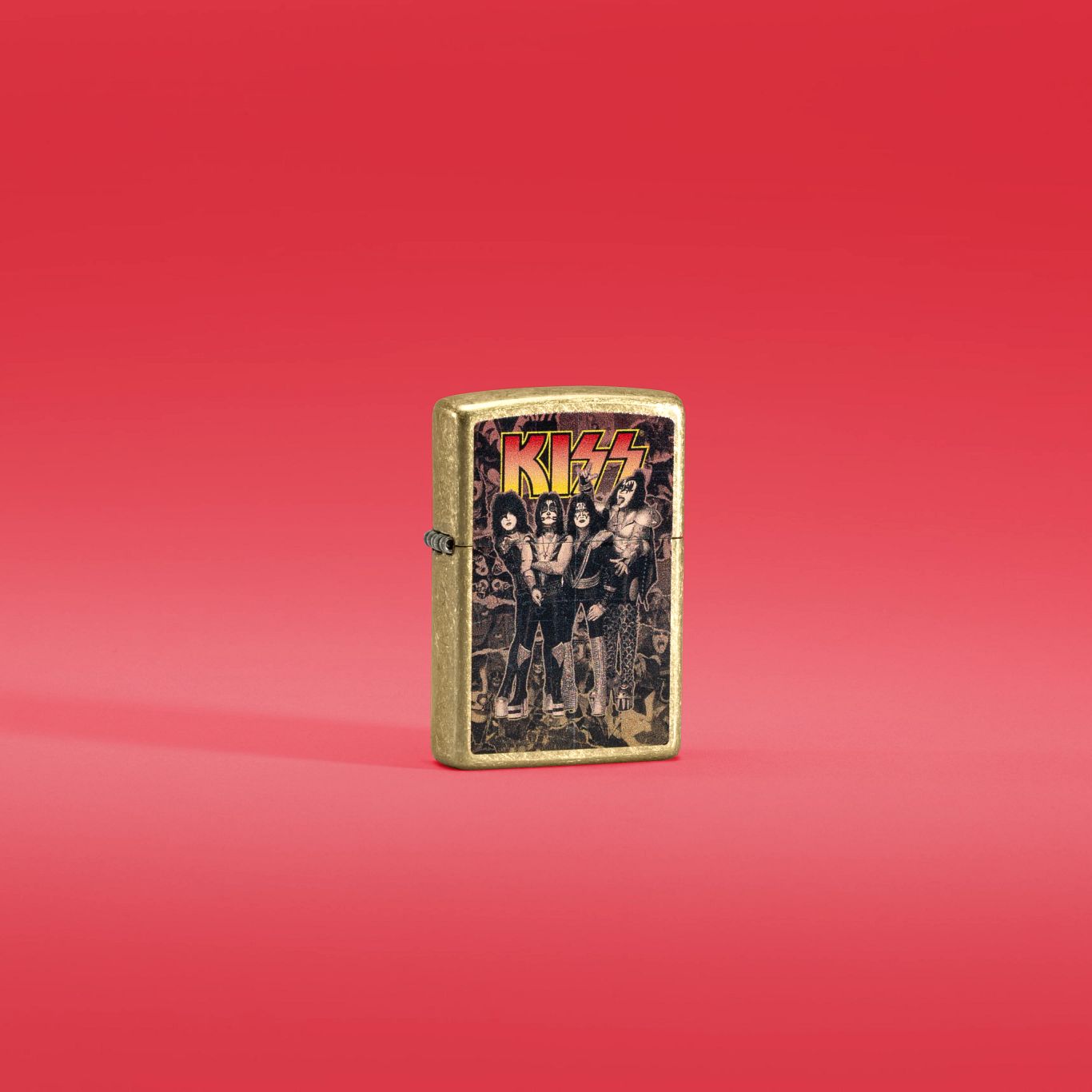 Zippo KISS® Album Art Design Street Brass Windproof Lighter