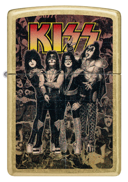 Zippo KISS® Album Art Design Street Brass Windproof Lighter