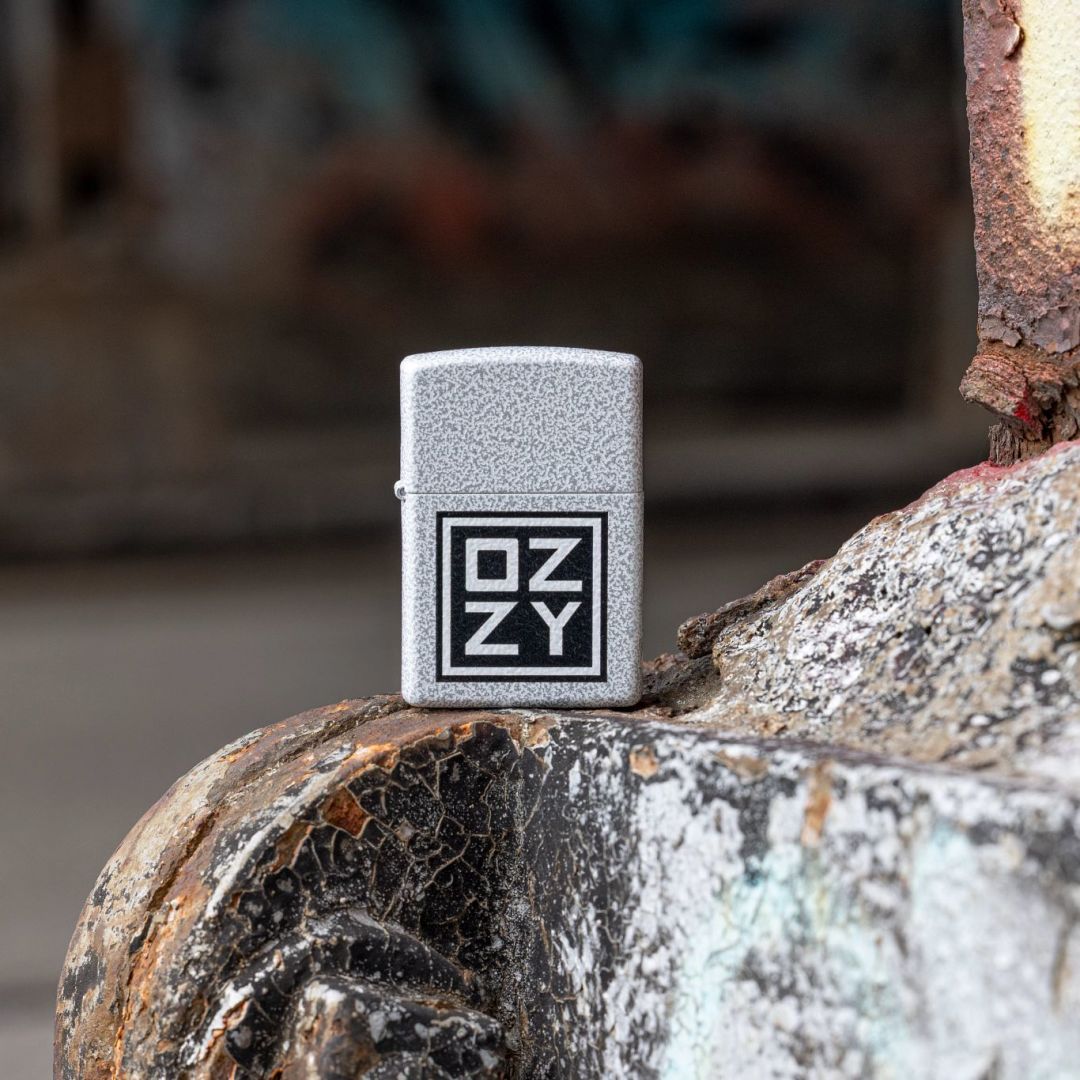 Zippo Ozzy Osbourne Block Design Glacier Windproof Lighter