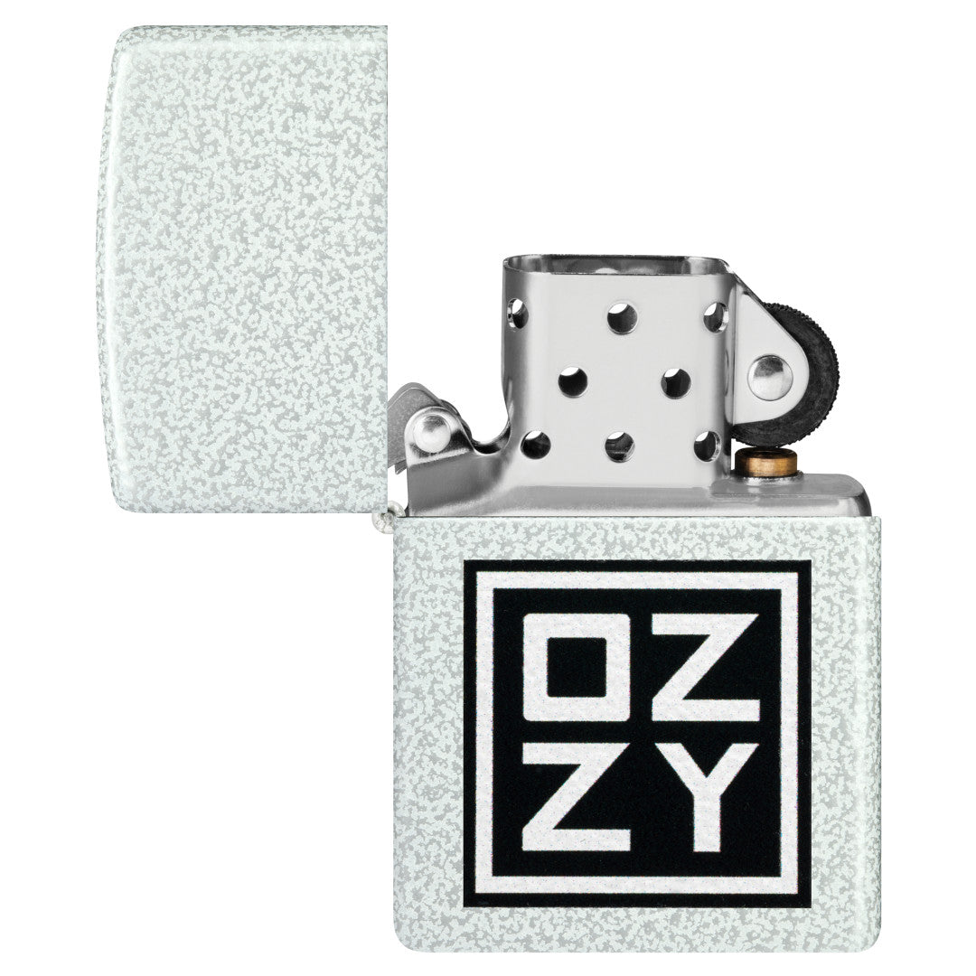 Zippo Ozzy Osbourne Block Design Glacier Windproof Lighter