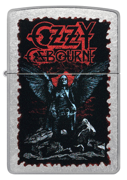 Zippo Ozzy Osbourne Angel Wings Design Street Chrome Windproof Lighter