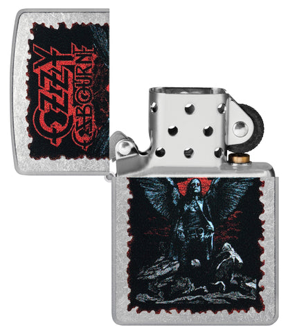 Zippo Ozzy Osbourne Angel Wings Design Street Chrome Windproof Lighter