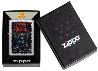 Zippo Ozzy Osbourne Angel Wings Design Street Chrome Windproof Lighter