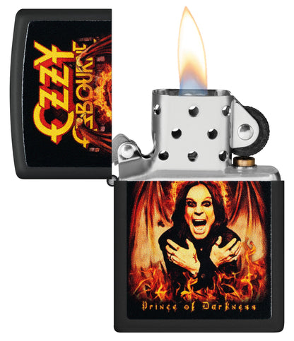 Zippo Ozzy Osbourne Prince of Darkness Design Black Matte Windproof Lighter