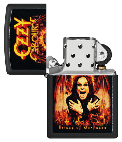 Zippo Ozzy Osbourne Prince of Darkness Design Black Matte Windproof Lighter