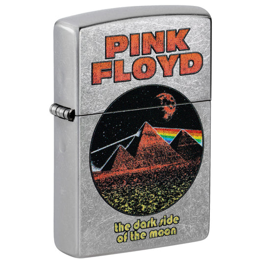 Zippo Pink Floyd Pyramids Design Street Chrome Windproof Lighter