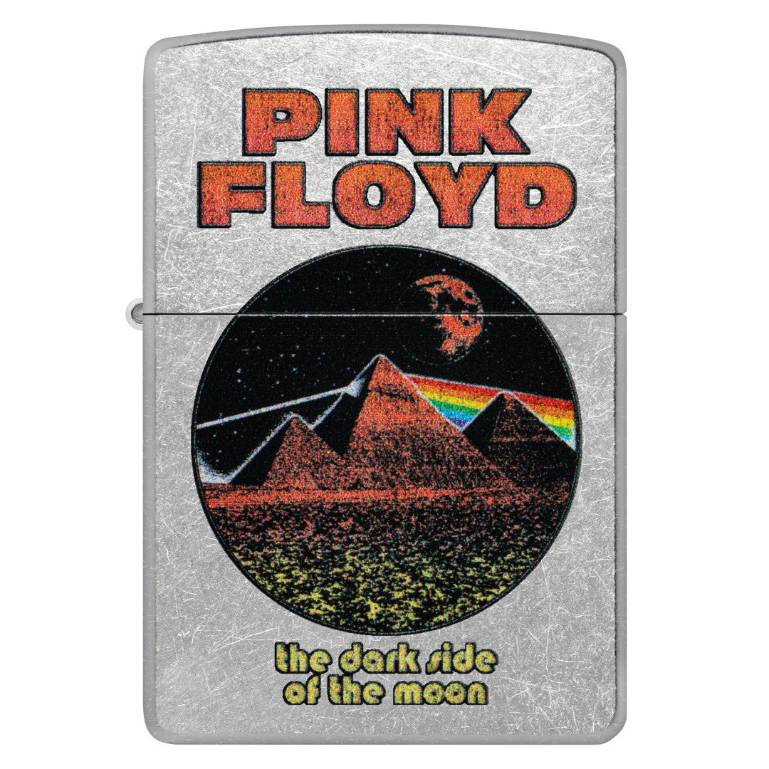 Zippo Pink Floyd Pyramids Design Street Chrome Windproof Lighter