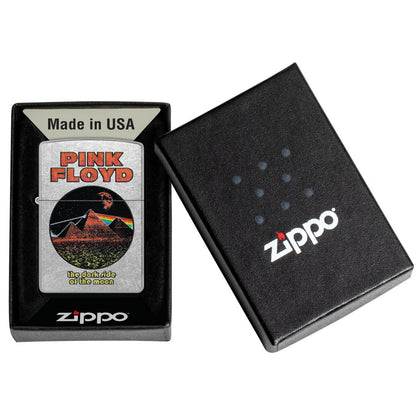 Zippo Pink Floyd Pyramids Design Street Chrome Windproof Lighter