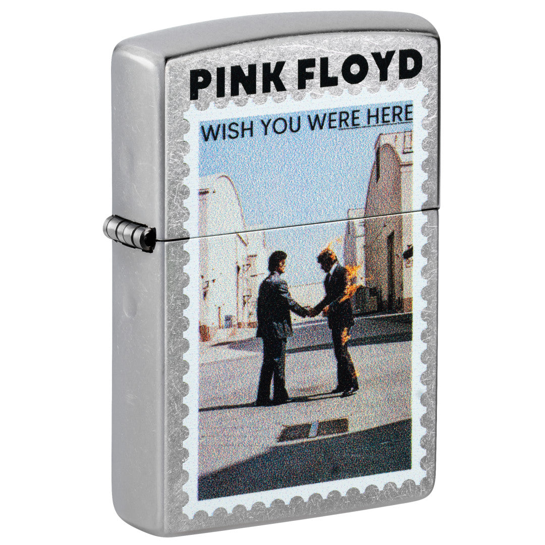 Zippo Pink Floyd Wish You Were Here Design Street Chrome Windproof Lighter