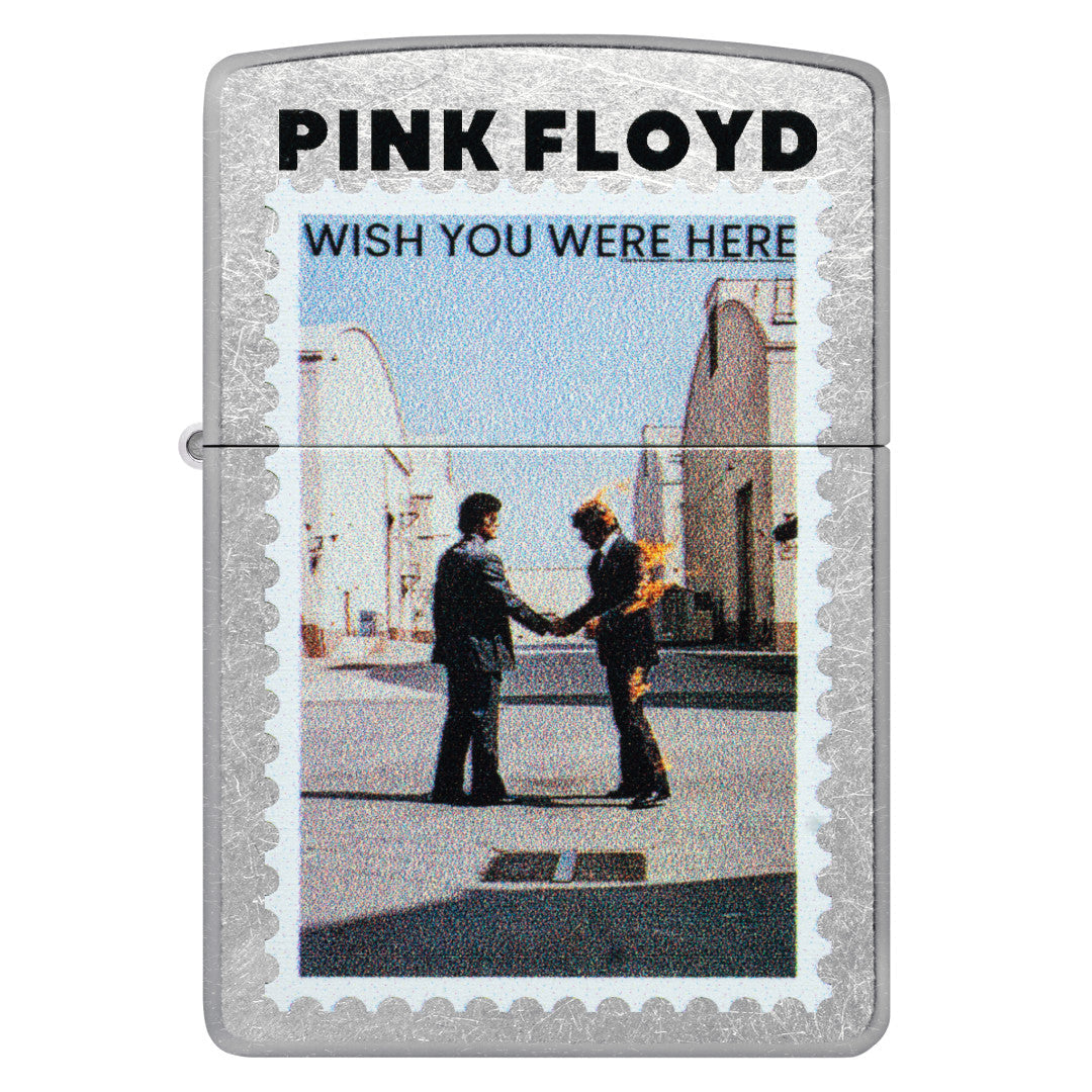 Zippo Pink Floyd Wish You Were Here Design Street Chrome Windproof Lighter